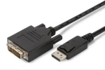 MicroConnect DisplayPort 1.2 - DVI-D Kábel MM / 1m / 6mm / Dual-Link / 1920 x 1080 / čierna (DP-DVI-MM-100)