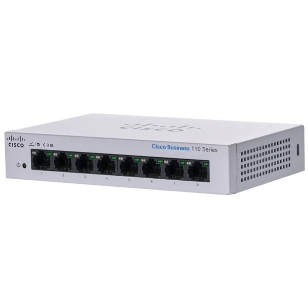 Cisco CISCO CBS110 Unmanaged 8-port GE Desktop sieťový switch 8 portů 10 / 100 / 1000 MBit/s; CBS110-8T-D-EU
