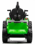 Mamido Mamido Detský elektrický traktor bager s prívesom Strong RC EVA kolesa 12V10Ah zelený