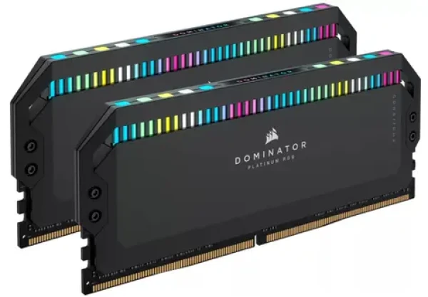 Corsair Dominator Platinium RGB 32GB (2x 16GB) DDR5 6000MHz / CL36 / DIMM / XMP / 1.35V (CMT32GX5M2E6000C36)