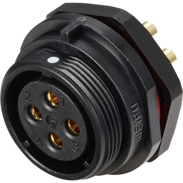 Weipu SP2112 / S 4 guľatý faston, 1 ks; SP2112 / S 4