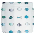 Spirella SANTORINI protišmyková podložka do sprchy motív rybičky / PVC / 55 x 55 cm (7610583192486)