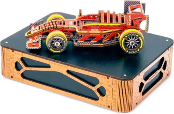 Wooden City 3D Drevené puzzle Bolid Limitovaná edícia