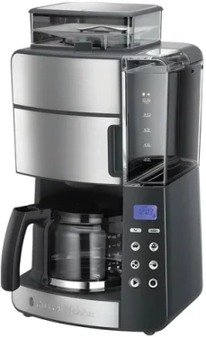 Russell Hobbs Grind Brew 25610-56 strieborná / Kávovar s mlynčekom (25610-56)