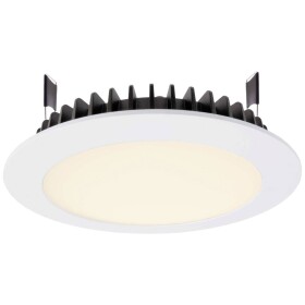 Deko Light 565233 LED Panel Round III 20 LED vstavané svetlo En.trieda 2021: G (A - G) pevne zabudované LED osvetlenie 20 W Dopravní biela (RAL 9016); 565233