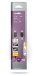 Nedis antracitová / Kábel USB-C (M) - USB-C (M) / 60 W / 4K 60Hz / 5 Gbps / 1 m (CCBW64700AT10)