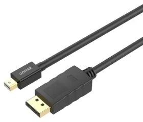 Unitek Y-C611BK čierna / Kábel / Mini DisplayPort - DisplayPort / 2 m / DP 1.2 (Y-C611BK)