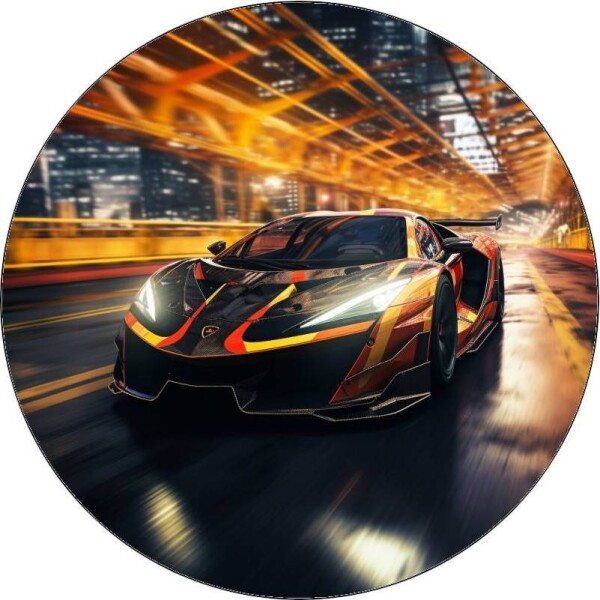 Jedlý papier Super car sport 19,5 cm - Pictu Hap - Pictu Hap
