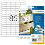 Herma Etikety 37x13 mm biele extra silne lepiace / Etikety / Papier / 2125 ks / A4 (10917)