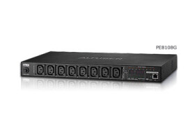 ATEN PE-8108 Power over the Net / PDU - 10A Total current Metered / 8 Outlet SW (PE8108G-AX-G)