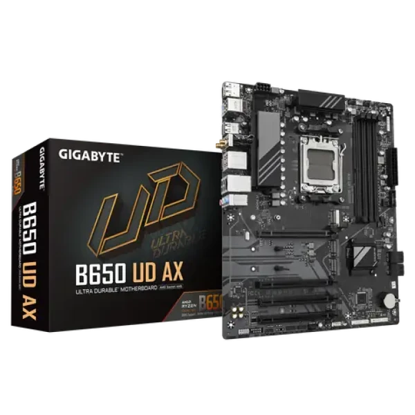 GIGABYTE B650 UD AX / B650 / AM5 / 4x DDR5 / PCIEx16 / GLAN / ATX (B650 UD AX)