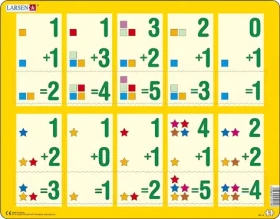 LARSEN Puzzle Sčítanie do piatich
