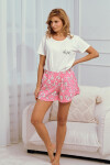 3341 DÁMSKE PYŽAMO NELLY S-XL bílá S