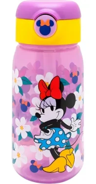 STOR Fľaša na pitie Minnie 510 ml / Fľaša na pitie / Slamka / Bez BPA (81242)