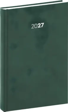 NOTIQUE Balakon 2027 zelený / Denný diár / 15 × 21 cm