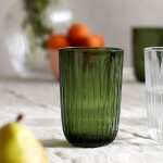 KÄHLER Pohár na vodu Hammershøi Green 370 ml - set 4 ks