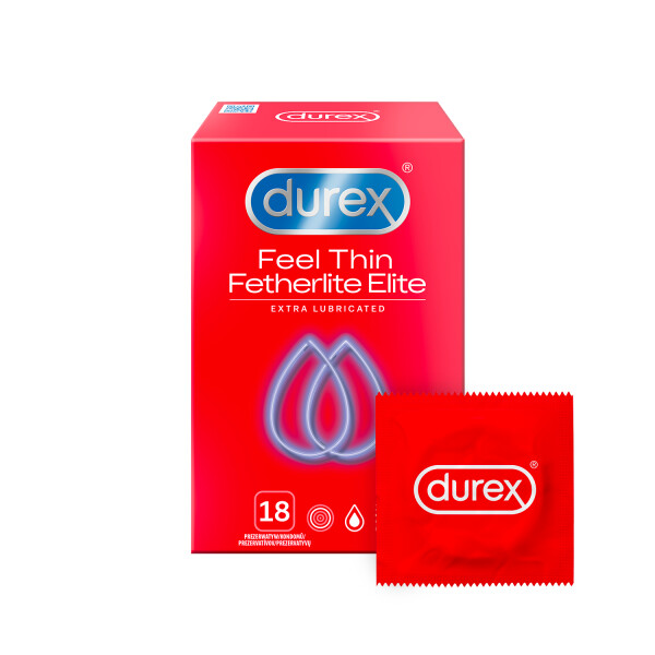 DUREX Feel thin extra lubricated kondóm 12 kusov