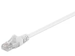 MicroConnect CAT5e U/UTP 1m CCA biela / PVC / AWG 26/7 (B-UTP501)