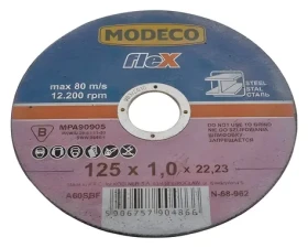 Modeco MN-68-967 / Rezný kotúč plochý / 125 mm / na kov / 1 ks (MN-68-967)