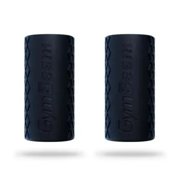 Silikónové úchopy na činku Grip - GymBeam (čierna) (36217-1-black)
