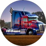Jedlý papier kamión Optimus Prime 19,5 cm - Pictu Hap - Pictu Hap