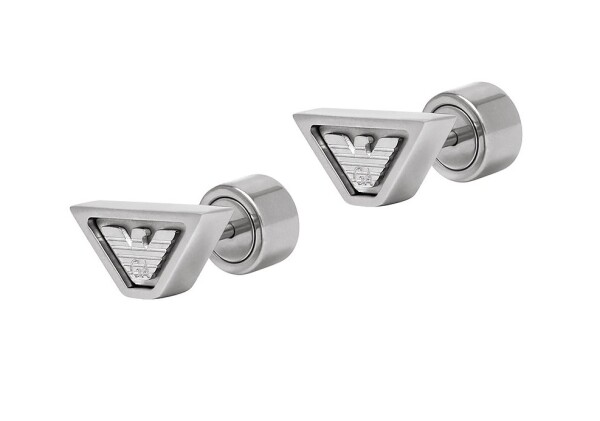 Emporio Armani Fashion oceľové náušnice kôstky EGS3130040