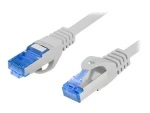 Lanberg CAT6a S/FTP 2m šedá / Patch kábel / LSZH / CCA / 500 MHz (PCF6A-10CC-0200-S)