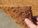Kokosová mulčovacia rohož s prírodným latexom – Geomat K-L EKO 800 g/m² 2×16 m [32 m²] - - II. jakost