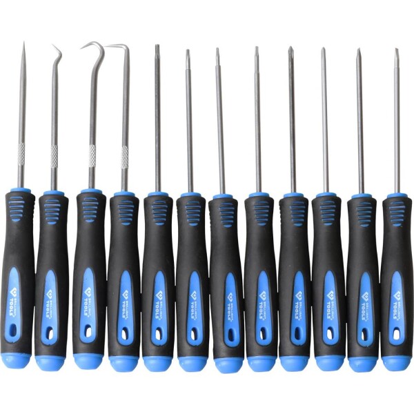 Brilliant Tools BT542080 Sada háčikov a skrutkovačov, 12 ks; BT542080