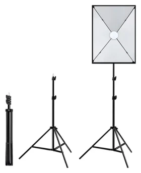 Puluz PU5070EU / Štúdiová sada / Softbox 50x70 cm / Statív / LED žiarovka 30W / 5700K (PU5070EU)