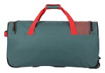 Cestovná taška na kolieskach Travelite Basics Fresh Wheeled duffle L Green/orange