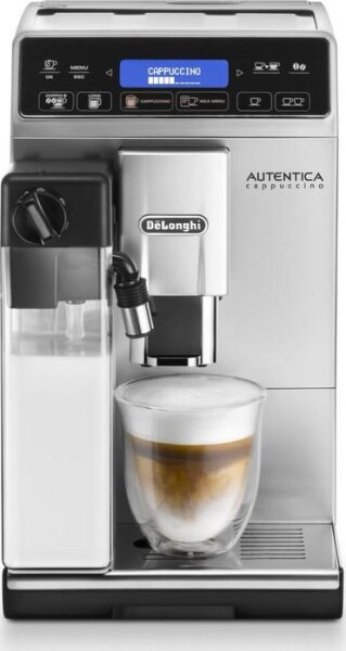 DeLonghi Autentica Cappuccino ETAM 29.660.SB strieborná / automatický kávovar / 1450 W / 15 bar / 1.4 l / zásobník 150 g (ETAM29.660.SB)