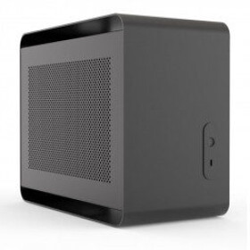 Streacom DA2 V2 čierna / Mini-ITX / USB-C / bez slotu na DVD mechaniku / bez zdroja (ST-DA2B-V2)