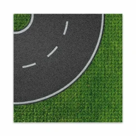 BRIXIES PLUS 225.006 Dizajnová podložka na stavanie - zákruta 25,5 x 25,5 cm