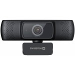 Swissten Webcam FHD 1080P / 1920x1080@30FPS / záber 84 ° / mikrofón / USB 2.0 (55000001)