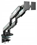 Diablo X-Arm Dual šedo-čierna / Rameno na 2 monitory / Do 49" / RGB (1874)