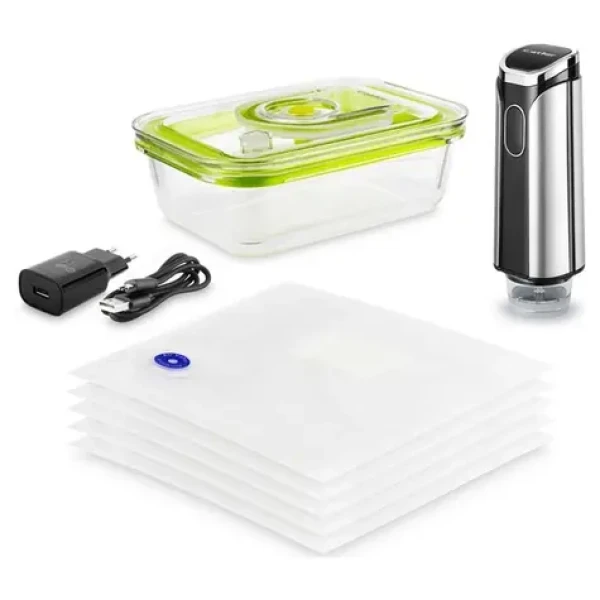 Catler VM 400 Vákuovacia sada / Vákuovacia pumpa + príslušenstvo / Li ION 3.7V / USB (8590669332168)