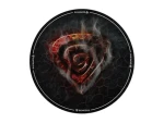 Genesis Tellur 400 Round Lava čierna / podložka pod stoličku / 100 x 100cm (NDG-2064)