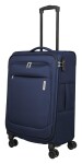 Stredný textilný kufor Travelite Priego M Navy