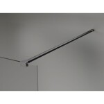 MEXEN/S - Lunar Sprchová zástena WALK-IN ľavá 50 x 200, transparent 8 mm, grafit kartáčovaná 830-050-000-66-00-L