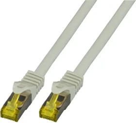 EFB CAT6A šedá / Patch kabel / S/FTP / 0,25 m / LSZH / RJ-45 (MK7001.0,25G)