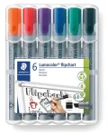 Staedtler Lumocolor / Popisovač na flipchart / sada 6 ks / šírka stopy 2 mm / 6 farieb (356 WP6)
