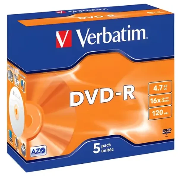 Verbatim DVD- R DataLife PLUS / Optické médium / 4,7 GB / 16x / 1 ks / jewel case (43518)