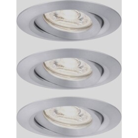 Paulmann 94297 EBL Nova mini Coin LED vstavané svetlo sada 3 ks 4 W hliník; 94297