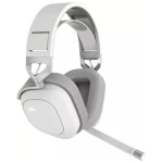 Corsair HS80 Max Wireless biela / Bezdrôtové herné slúchadlá / mikrofón / USB-A bezdrôtový vysielač (CA-9011296-EU)
