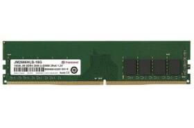 Transcend JetRam 16GB (1x16GB) 2666MHz / U-DIMM / DDR4 / CL19 / 1.2V / 1Rx8 (JM2666HLE-16G)