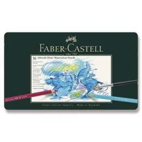 Faber-Castell Albrecht Dürer - Akvarelové pastelky šesťhranné - 36 ks / umelecké / plechová krabička (117536)