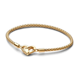 Pandora Pozlátený retiazkový náramok Shine Moments 562731C00 17 cm