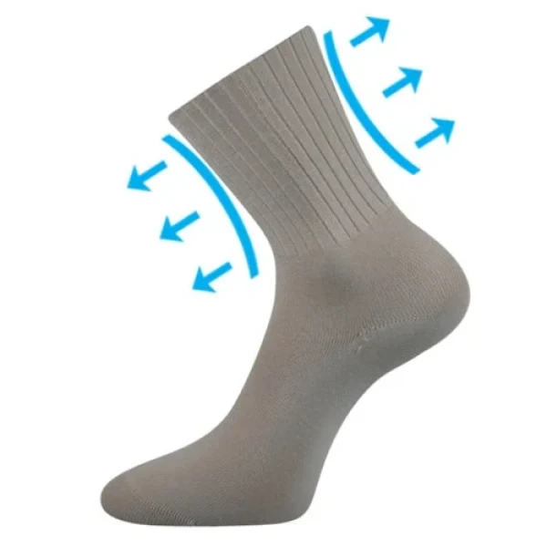 Ponožky BOMA Diarten light grey 3 páry 43-45 100600