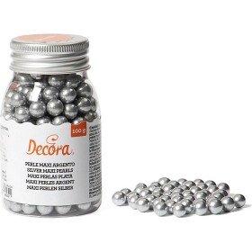 Cukrové zdobenie strieborné perly, 100 g - Decora - Decora
